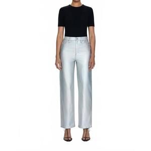 Pistola Light Gray Straight Leg Pants